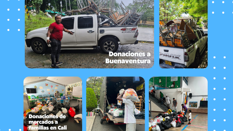 seguimos apoyando a las familias afectadas